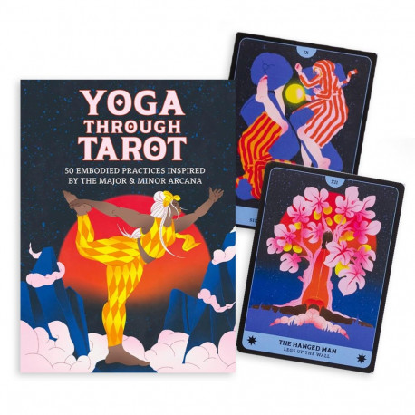 Yoga & Tarot Deck - Yoga Through Taro 50 Cards with Booklet 12.1x16.2x3.1 cm