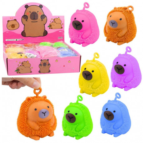 Sensoorne kapibaara stressipall LED-valgustusega, erinevad värvid