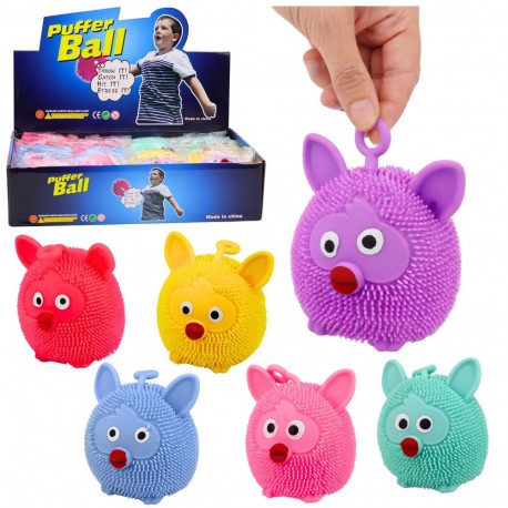 Sensoorne loomakujuline LED-valgustusega pigistatav mänguasi, erinevad värvid