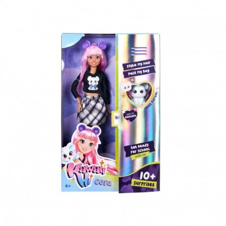 Lalka kawaii hi cora i zwierzątko kurumi