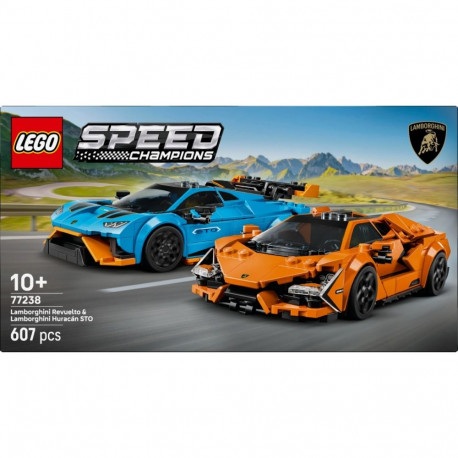 Klocki speed champions 77238 lamborghini revuelto ja huracan sto
