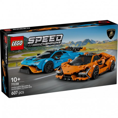 Klocki speed champions 77238 lamborghini revuelto i huracan sto