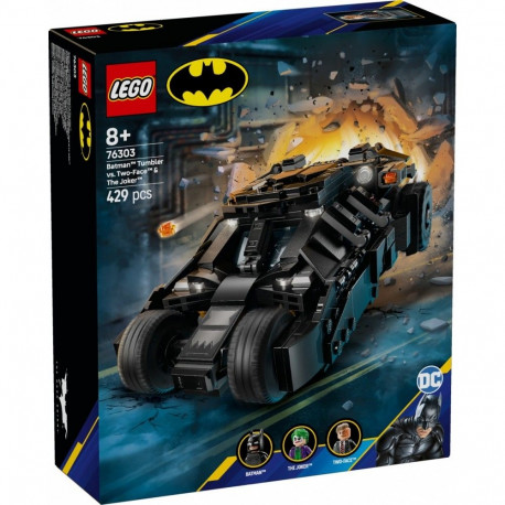 Klocki super heroes 76303 tumbler batmana kontra dwie twarze i joker