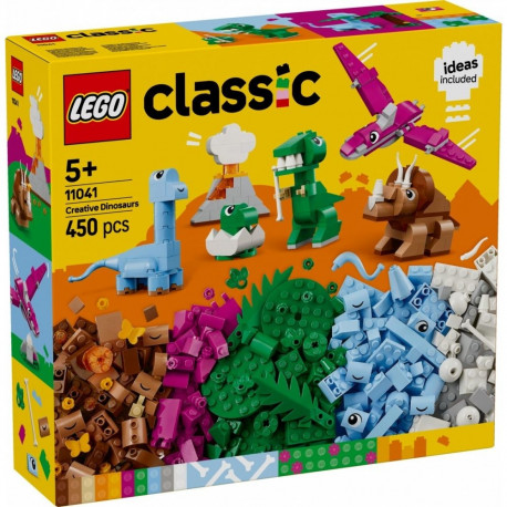 Ehitusklotsid Classic 11041, loovad dinosaurused