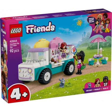 Klocki friends 42644 furgonetka z lodami w mieście heartlake