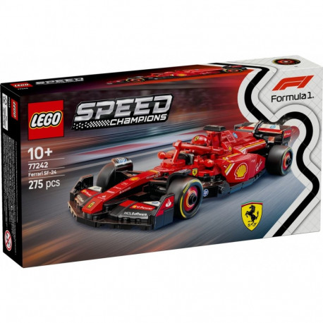 Speed Champions 77242 F1 Ferrari SF-24 võidusõiduauto klotsid