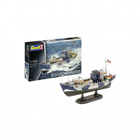 Model plastikust laev kfk kriegsfischkutter 1/144