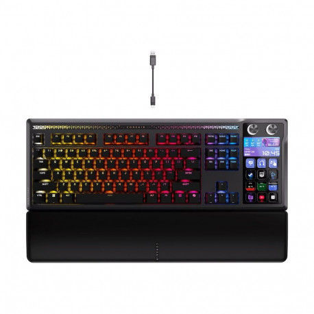 CORSAIR GALLEON 100 SD RGB Mechanical Gaming Keyboard Backlit RGB LED MLX Pulse Black PBT Keycaps CH