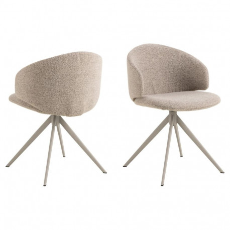 Söögitool ELLA pöörlev, beež