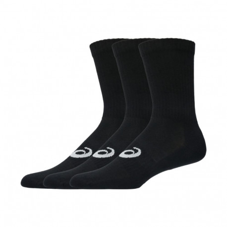 Asics sokid Crew Sock 3033C298 001 3 paari 35-38, mustad