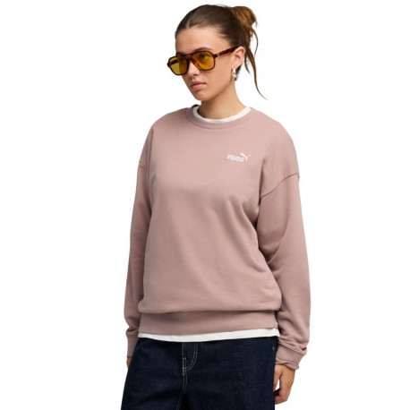 Bluza damska Puma ESS Small No.11 Logo Relaxed Crew różowa 684975 88 M