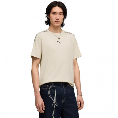 Koszulka męska Puma Tape Tee beżowa 691693 87 S