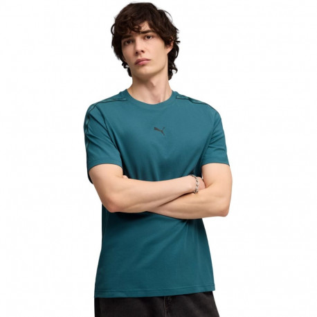 Koszulka męska Puma Tape Tee turkusowa 691693 41 S