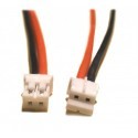 2-pin PH white plug with 22AWG wire 30,5cm