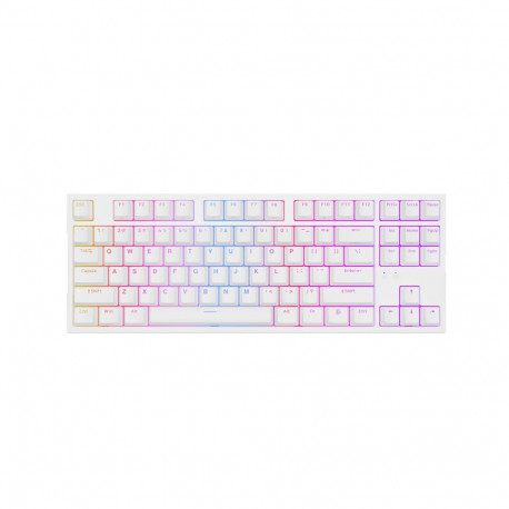 Genesis | THOR 404 TKL | Mechanical Gaming Keyboard | Wired | US | Gateron Yellow Pro | White | RGB