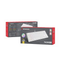Genesis | THOR 404 TKL | Mechanical Gaming Keyboard | Wired | US | RGB | White | USB-A | Gateron Yel