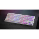 Genesis | THOR 404 TKL | Mechanical Gaming Keyboard | Wired | US | RGB | White | USB-A | Gateron Yel