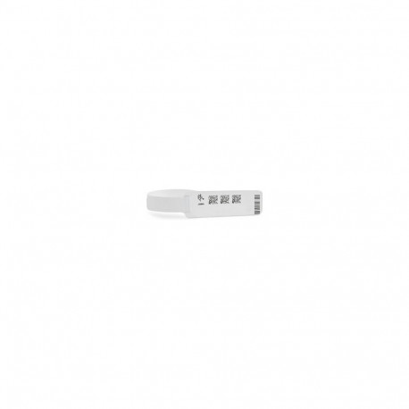 "Zebra Z-Band UltraSoft - Plastic - Permanent rubber adhesive - Silver coating - 19 x 152 mm 1800 pc