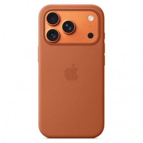 "Silikon Case iPhone 17 Pro mit MagSafe (terracotta)"