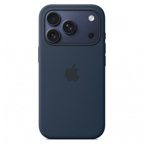 "Silikon Case iPhone 17 Pro mit MagSafe (mitternacht)"