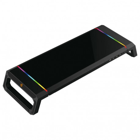 "CONCEPTRONIC Monitortischerhöhung Gaming +4xUSB-A2.0 schwarz"