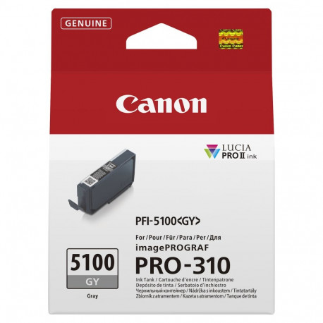 "CANON PFI-5100 SERIES Grey ink tank"
