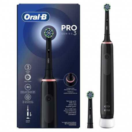 Oral-B elektriline hambahari Pro 3 3000 CrossAction väljaanne, must