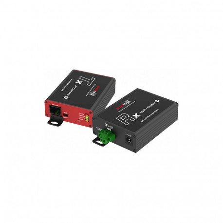 MOBOTIX meediakonverter, Ethernet & PoE+ üle kahejuhtmelise liini