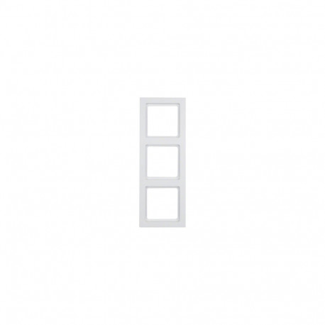 Berker 10136099 raam Q.3 polaarvalge, sametine