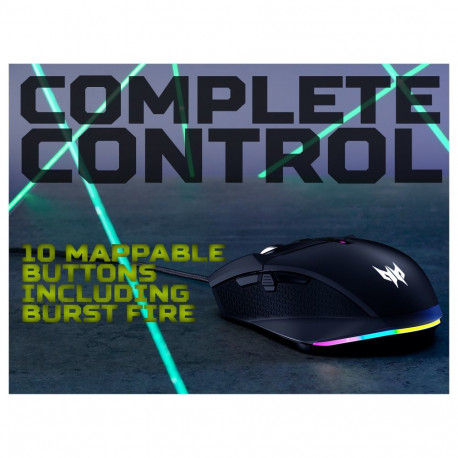 "Acer Gaming Maus Predator CESTUS 335 19.000DPI 10 prog.Tast"