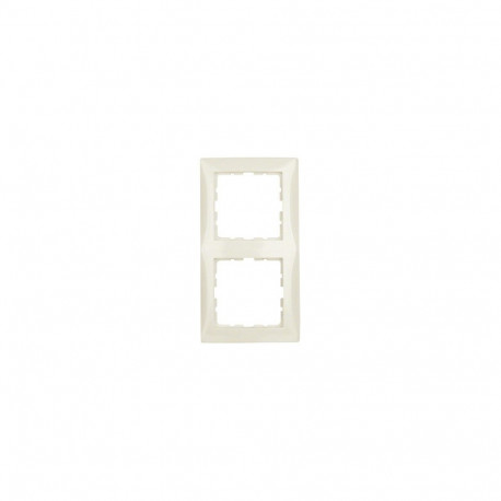 Berker 1012 89 82 S.1 2-osaline valge läikiv raam