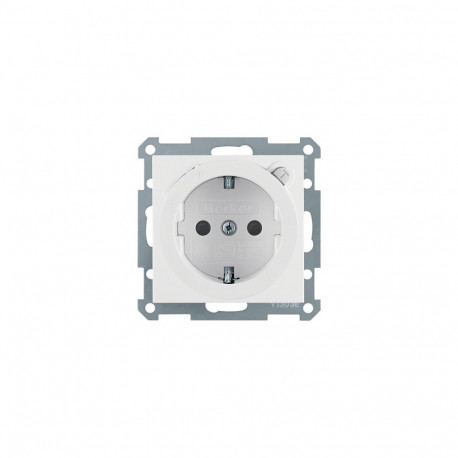 Berker 47088989 rikkevoolukaitsmega SCHUKO pistikupesa 30mA polaarvalge läikiv S.1 B.3 B.7