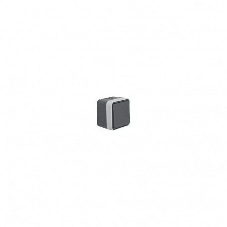 "Berker 50453525 Taster Schließer mit Wippe AP Berker W.1grau matt"