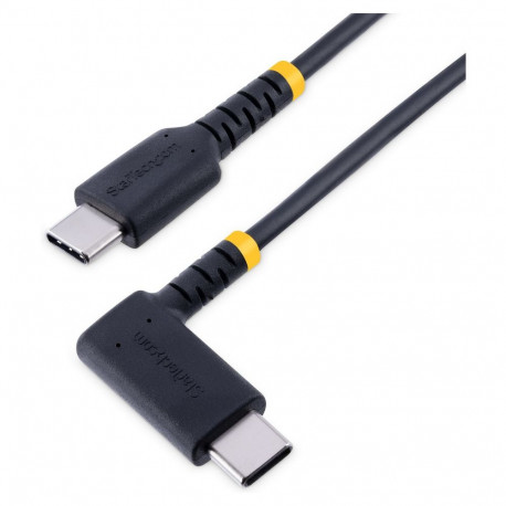StarTech 30 cm vastupidav nurkpistikuga USB-C laadimiskaabel, 60W PD, 24 pin USB-C (M)