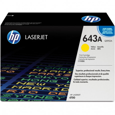 "HP 643A Gelb Original LaserJet Tonerkartusche"