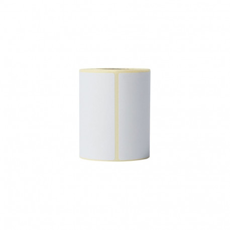 Brother valge üksiketikettide rull 76x44mm 400 tk/rull 8 tk