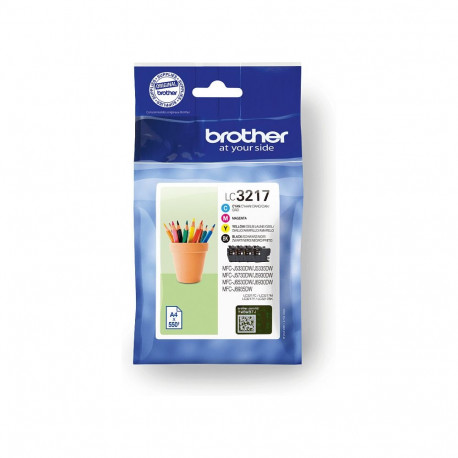 Brother LC3217 säästupakk, 4 tk pakk - must, kollane, tsüaan, magenta