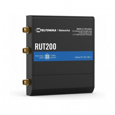 "Teltonika · Router · RUT200 · Kompakter-4G/LTE Router · eSIM"