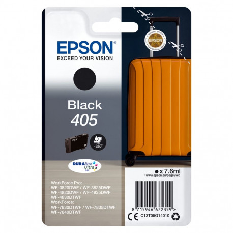 "EPSON 4LB Singlepack Black 405 DURABrite Ultra Ink w/s"