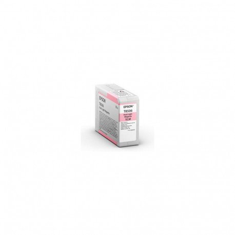 "EPSON 5LB Singlepack Vivid Light Magenta T85060N UltraChrome HD ink 80ml"