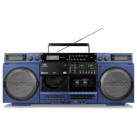 Medion LIFE® P66538 sinine retro-boombox