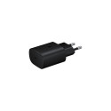Must 25 Watt laadimisadapter