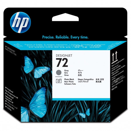 "HP 72 original printhead C9380A grey and photo black standard capacity 1-pack"