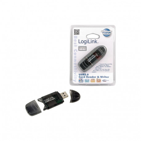 LogiLink CR0007 USB 2.0 SD/MicroSD/MMC/RS-MMC kaardilugeja