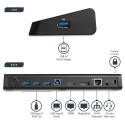 D StarTech USB3 4K sülearvuti dokkimisjaam