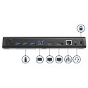 D StarTech USB3 4K sülearvuti dokkimisjaam