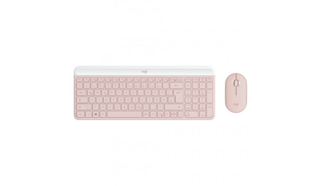 "Logitech MK470 Slim Combo - ROSE - (DE) - CENTRAL-419"