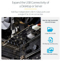 "4-PORT USB-A PCIE CARD 5GBPS"