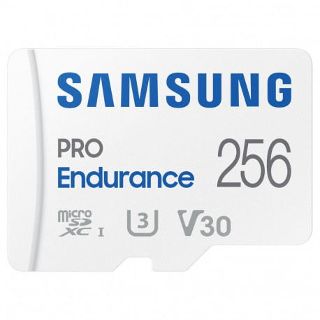 Samsung PRO Endurance 256GB MicroXC UHS-I U3 mälukaart koos adapteriga