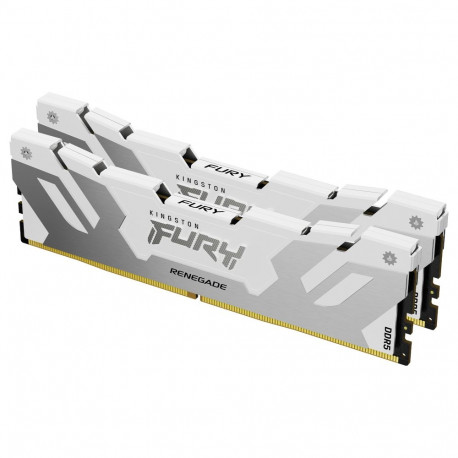 Kingston 32GB 8000MT/s DDR5 CL38 DIMM FURY Renegade valge 2 mälumooduli komplekt XMP